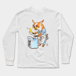 Boston Terrier Chef Long Sleeve T-Shirt